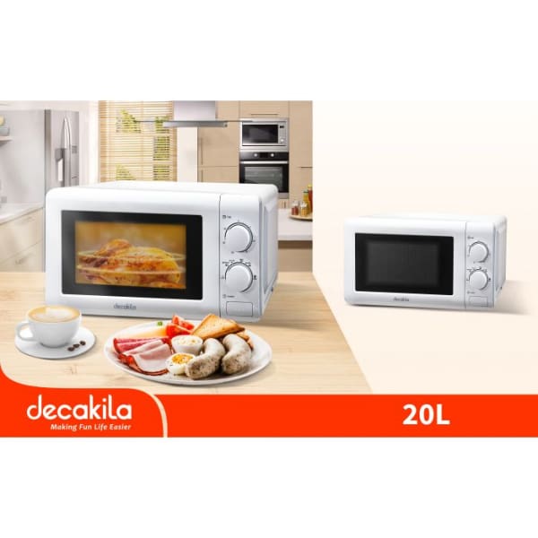 Micro onde Pose libre Decakila 20L 700W (KEMC007W) Micro onde Pose libre Decakila 20L 700W (KEMC007W)